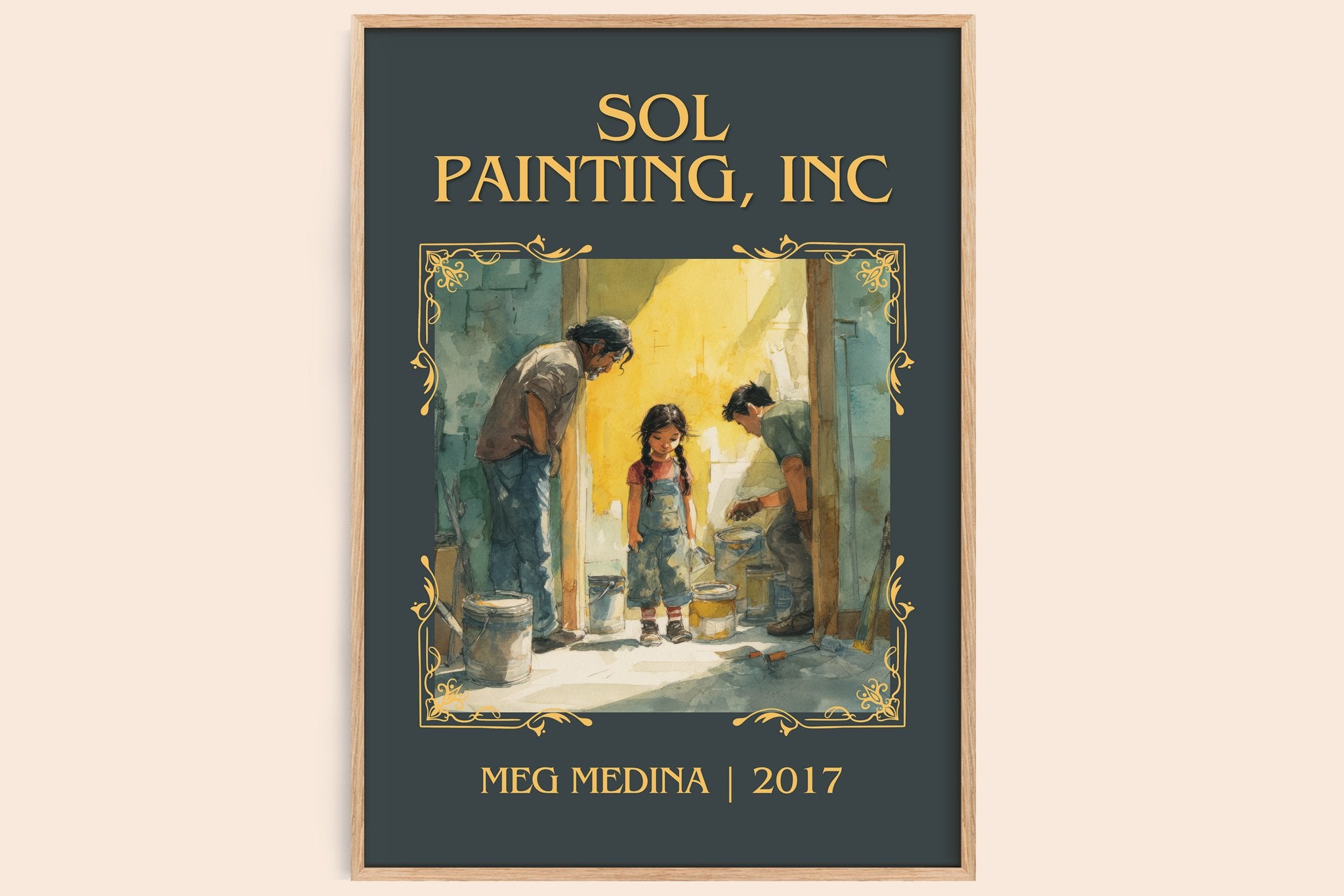Sol Painting, Inc Classic Book Art Print by Meg Madina