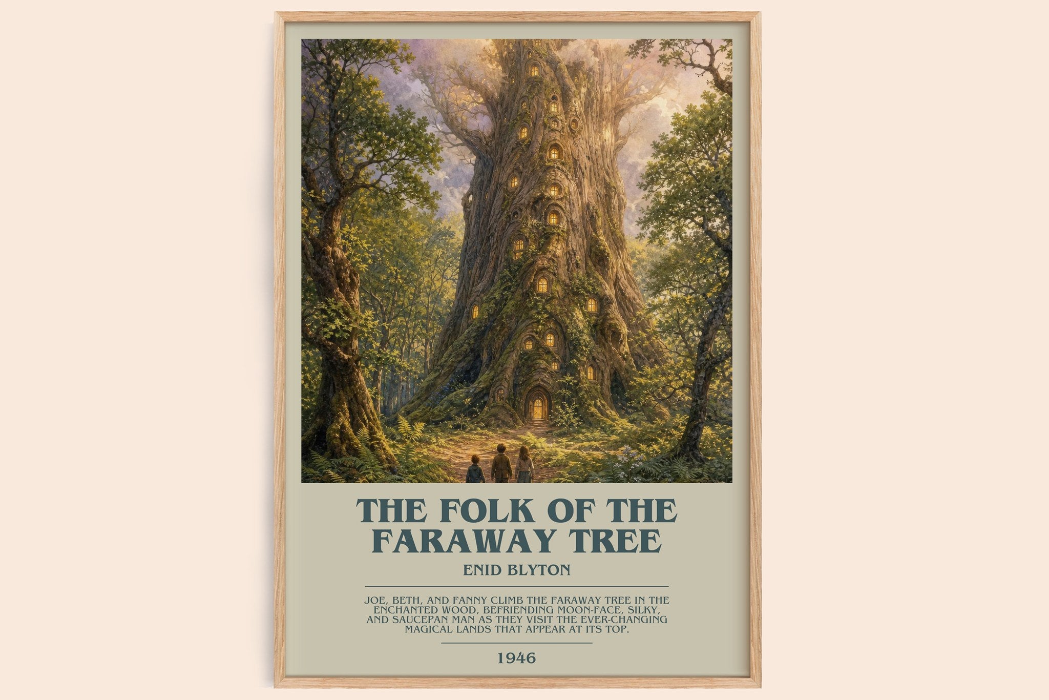 The Folk Of The Faraway Tree Bookish Wall Art by Enid Blyton