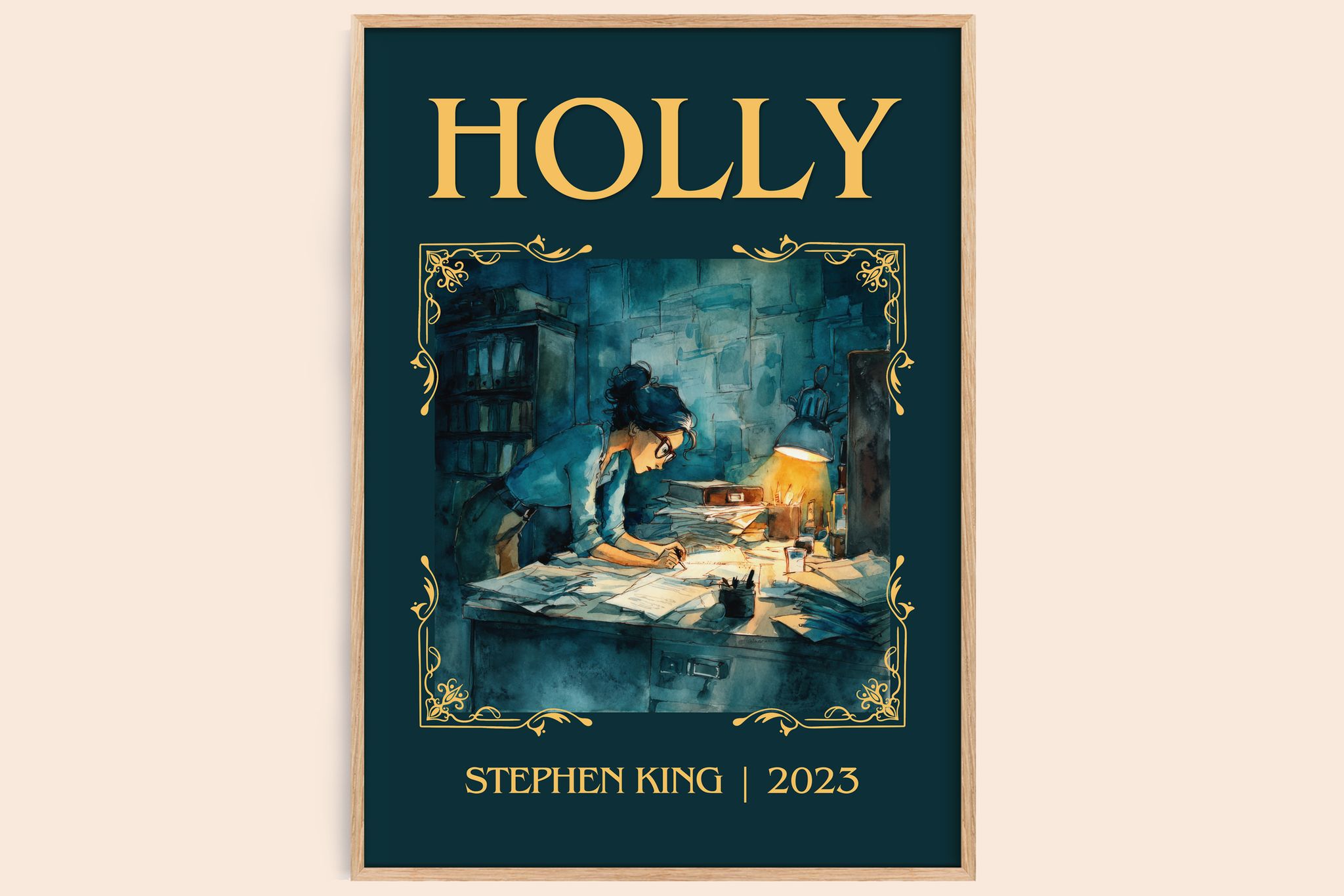 Holly Classic Book Art Print by Stephen King