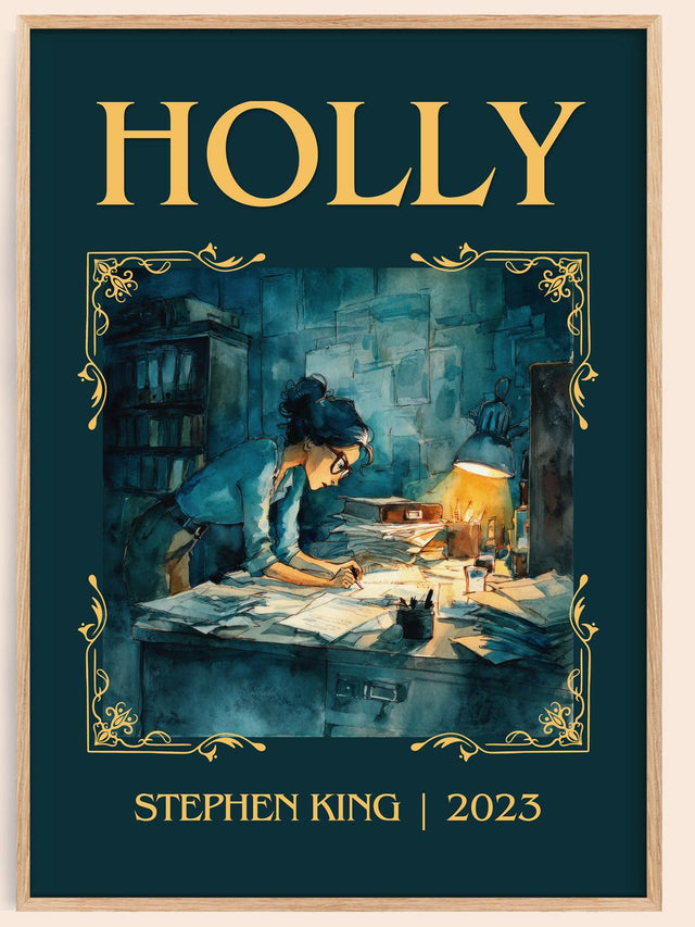 Holly Classic Book Art Print by Stephen King