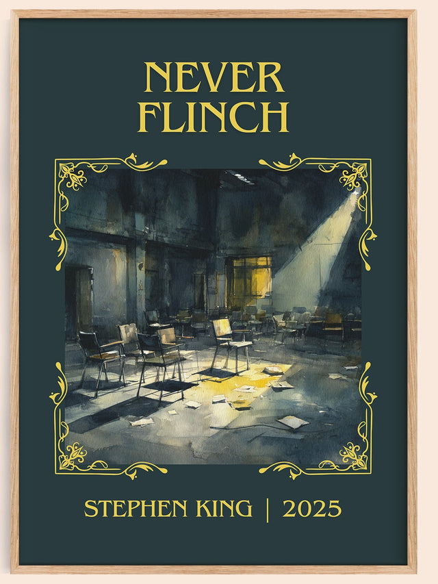 Never Flinch Classic Book Art Print by Stephen King