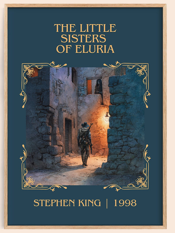 The Little Sisters Of Eluria classic book art book poster by Stephen King – framed literary art print