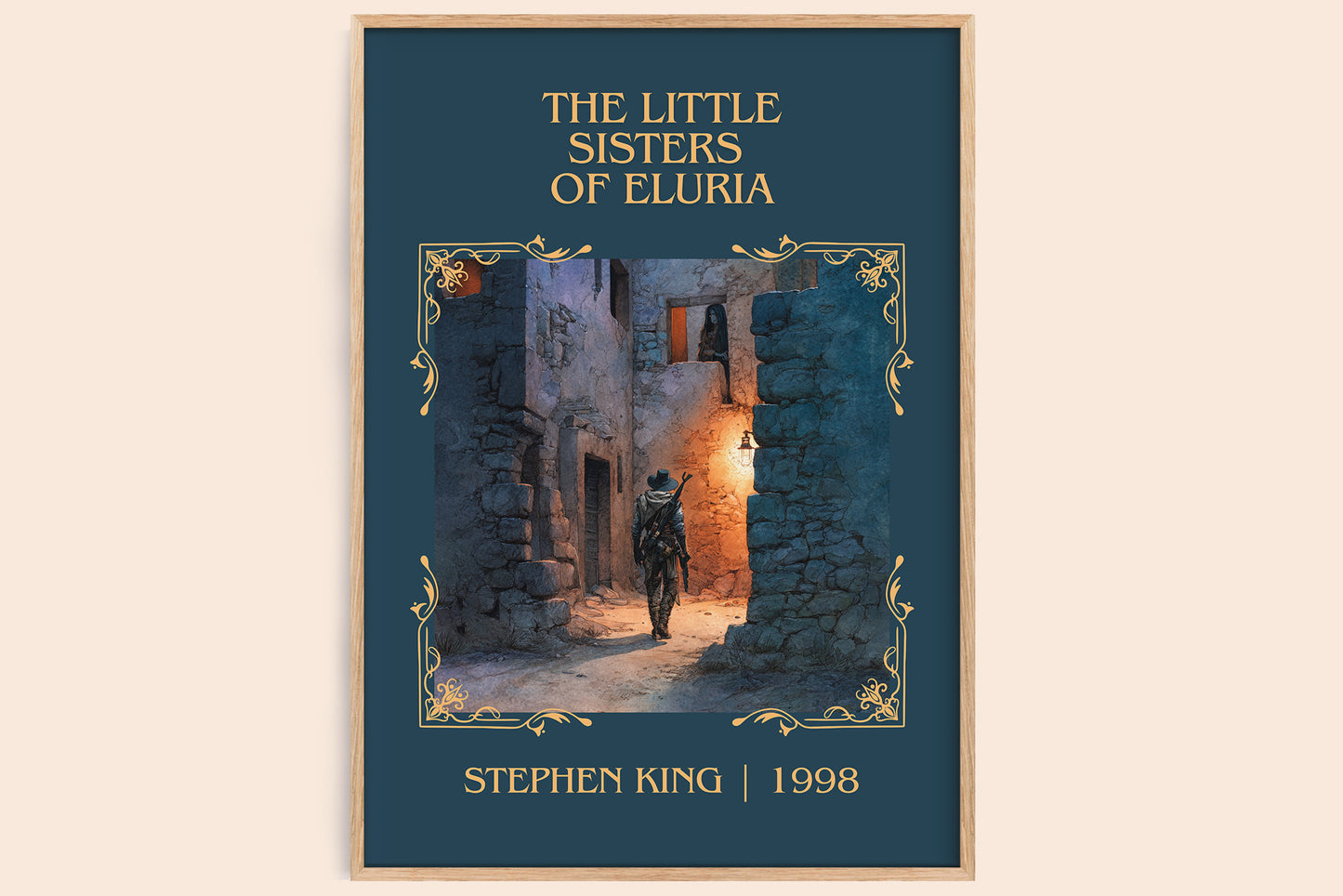 The Little Sisters Of Eluria classic book art book poster by Stephen King – framed literary art print