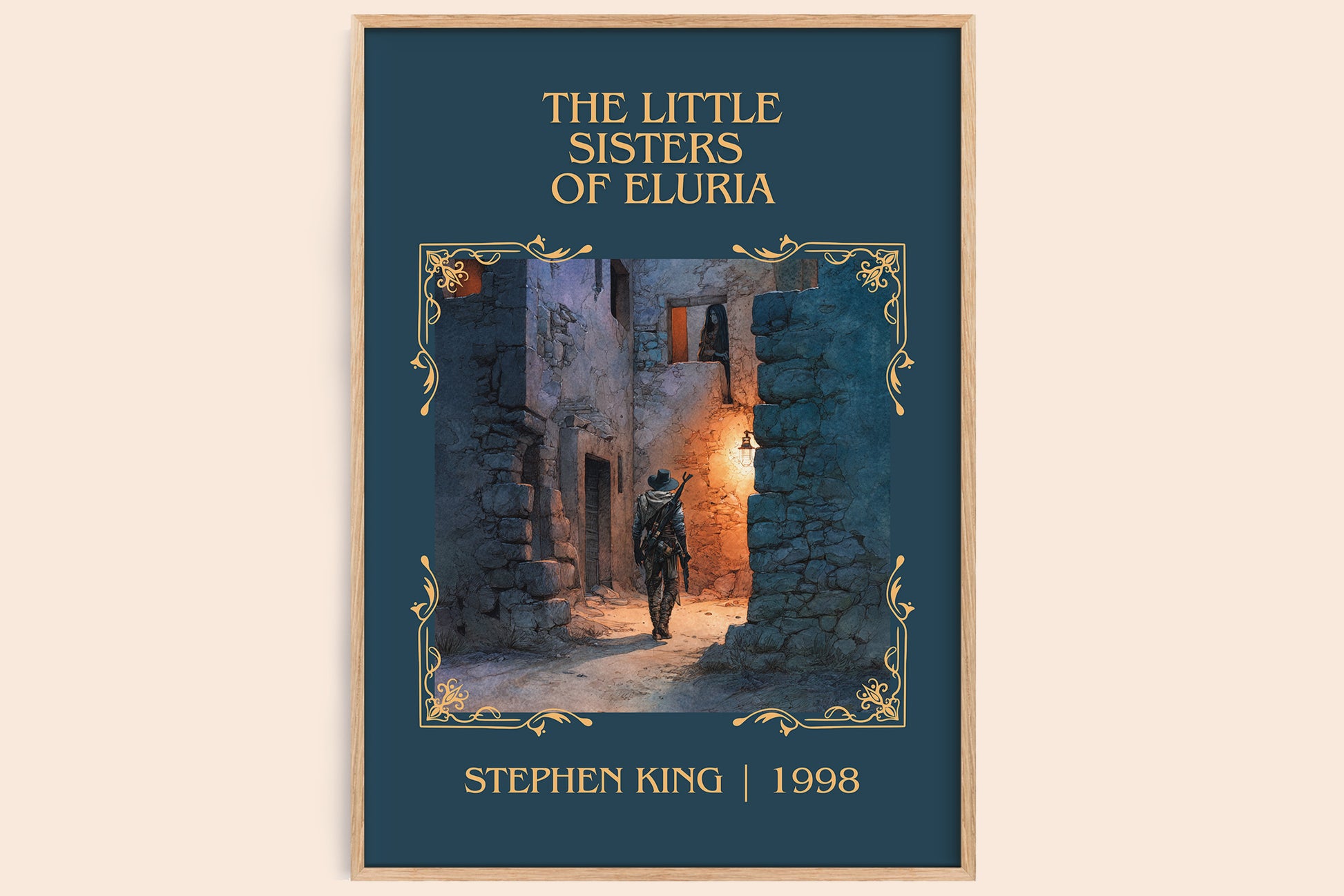The Little Sisters Of Eluria classic book art book poster by Stephen King – framed literary art print