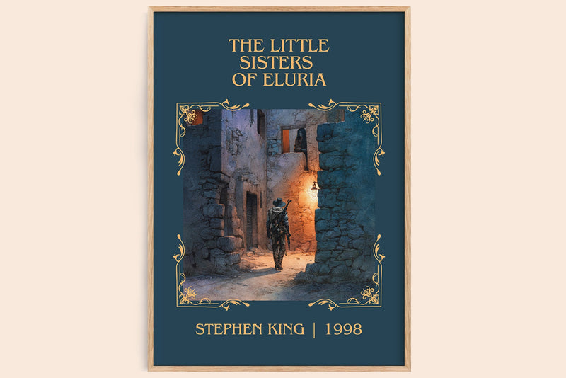 The Little Sisters Of Eluria classic book art book poster by Stephen King – framed literary art print
