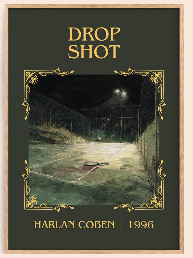 Drop Shot Classic Book Art Print by Harlan Coben