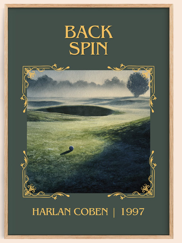 Back Spin Classic Book Art Print by Harlan Coben