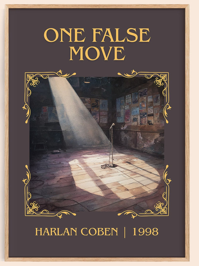 One False Move Classic Book Art Print by Harlan Coben