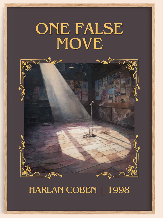 One False Move Classic Book Art Print by Harlan Coben