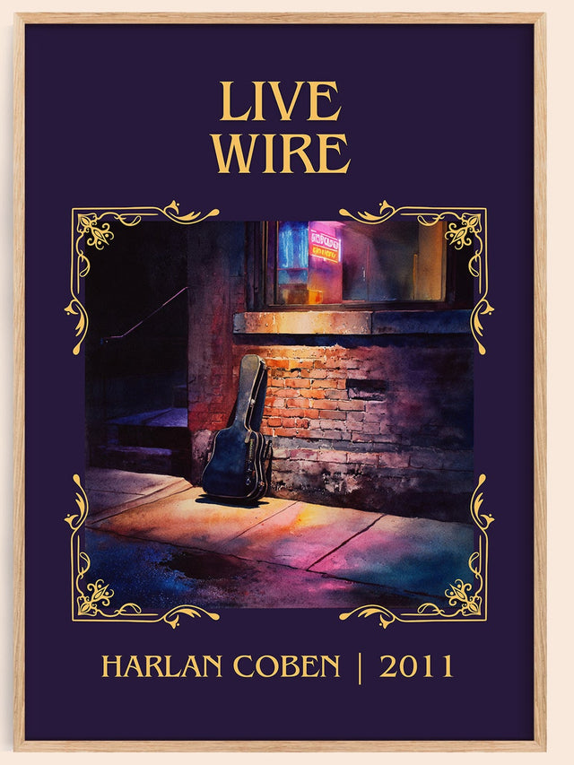 Live Wire Classic Book Art Print by Harlan Coben
