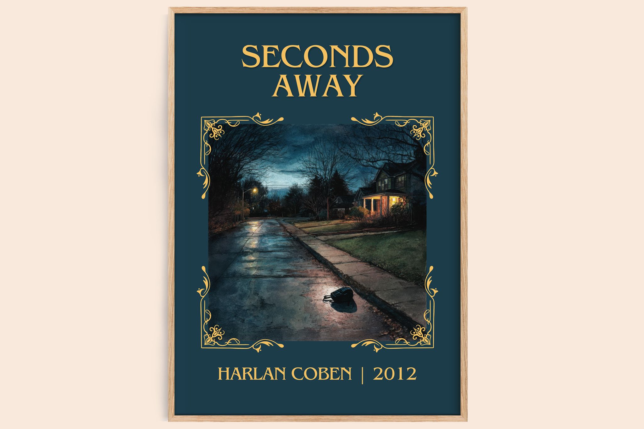 Seconds Away Classic Book Art Print by Harlan Coben