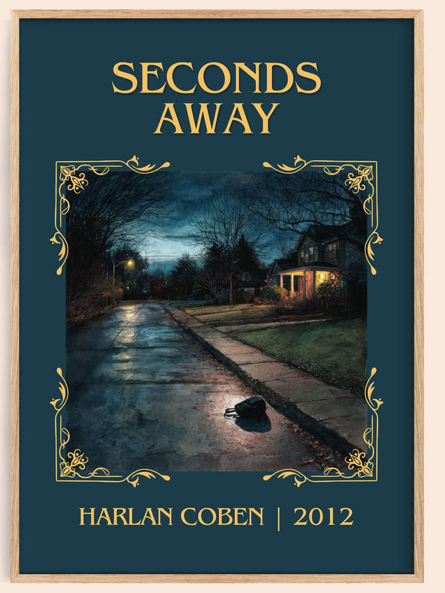 Seconds Away Classic Book Art Print by Harlan Coben