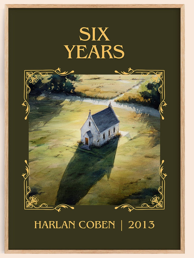 Six Years Classic Book Art Print by Harlan Coben