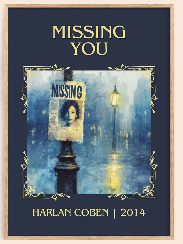 Missing You Classic Book Art Print by Harlan Coben