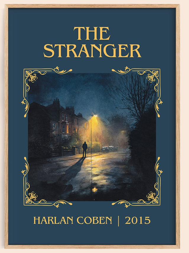 The Stranger Classic Book Art Print by Harlan Coben