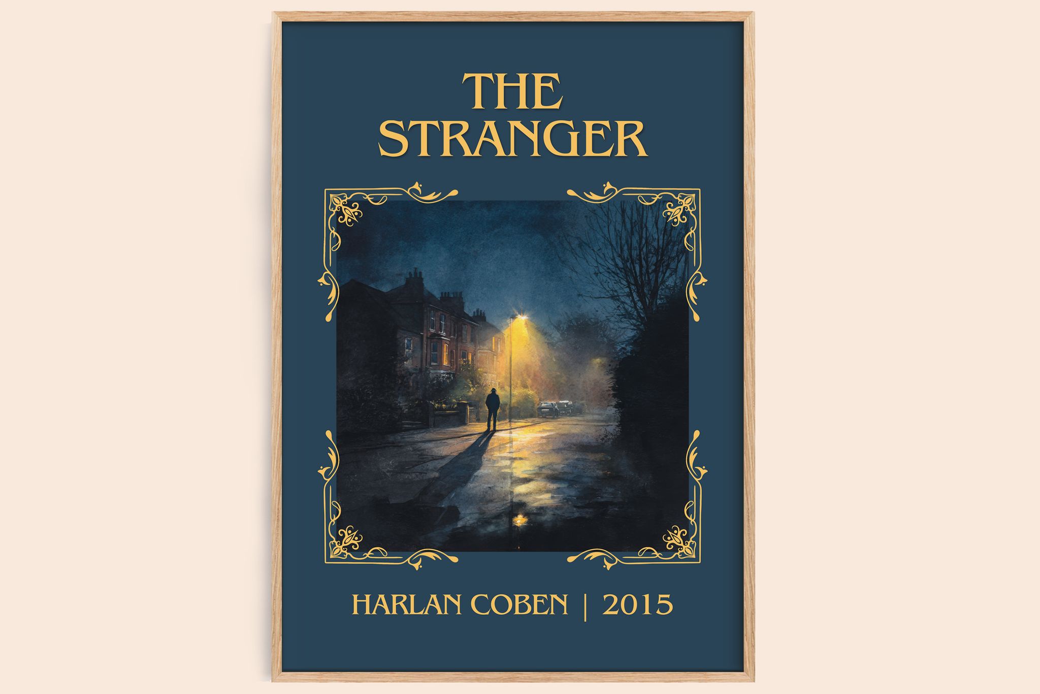 The Stranger Classic Book Art Print by Harlan Coben