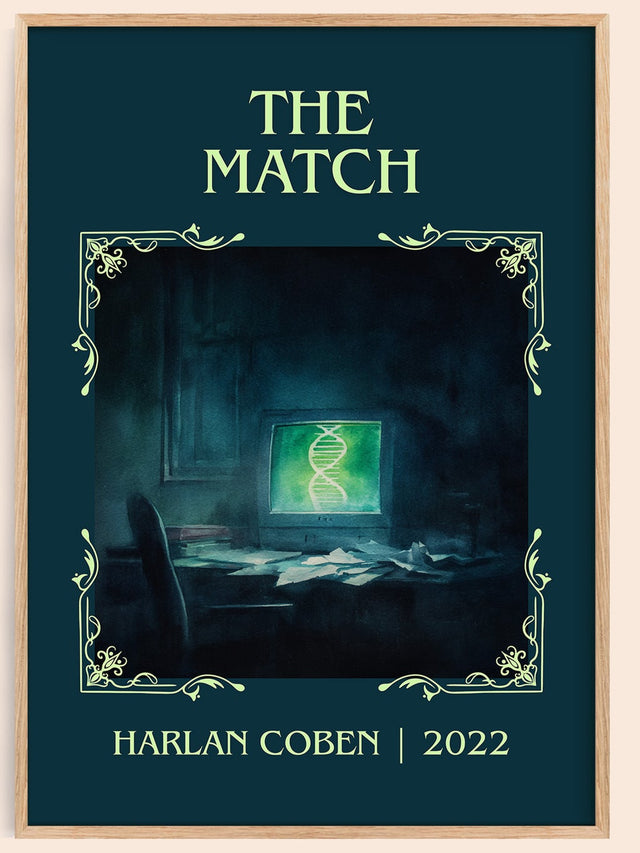 The Match Classic Book Art Print by Harlan Coben