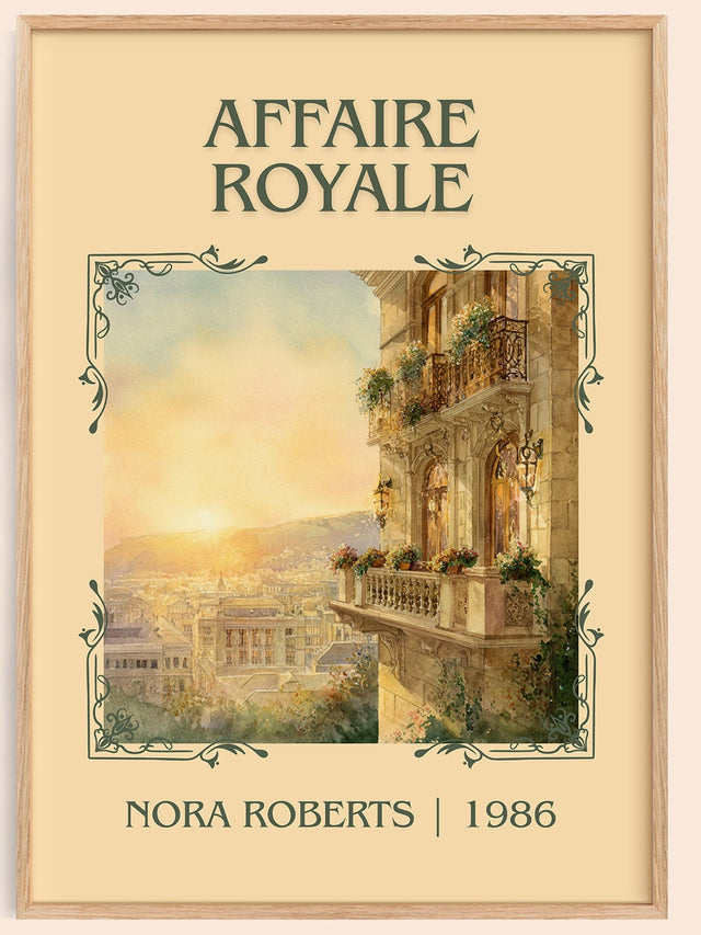 Affaire Royale Classic Book Art Print by Nora Roberts