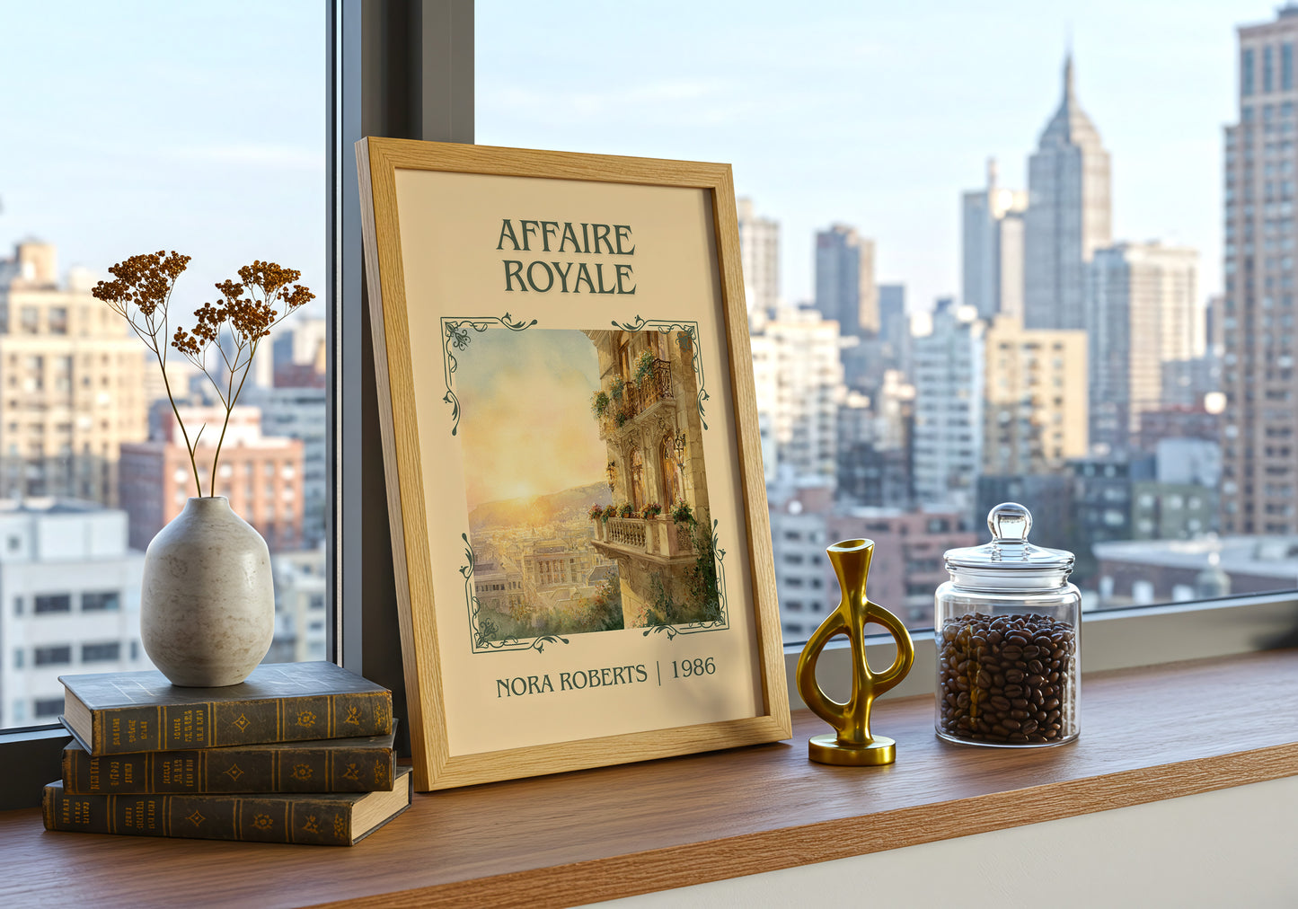 Affaire Royale classic book art print paper finish options – matte satin gloss