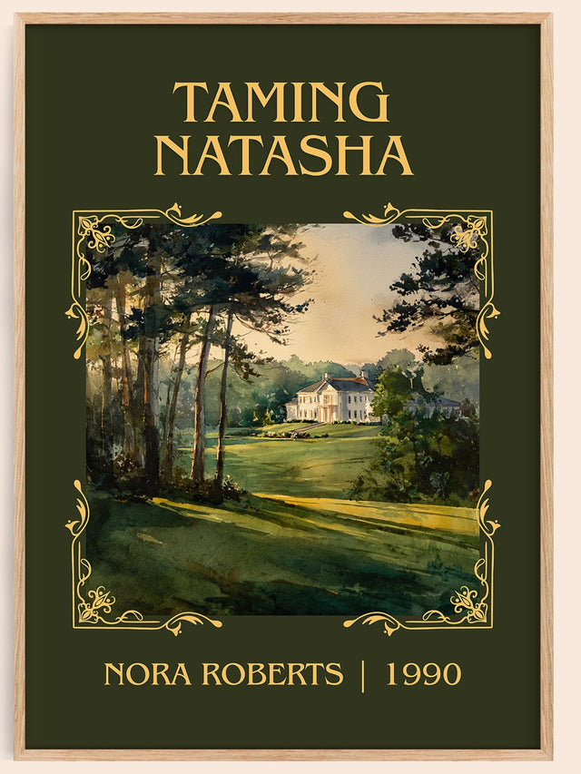 Taming Natasha Classic Book Art Print by Nora Roberts