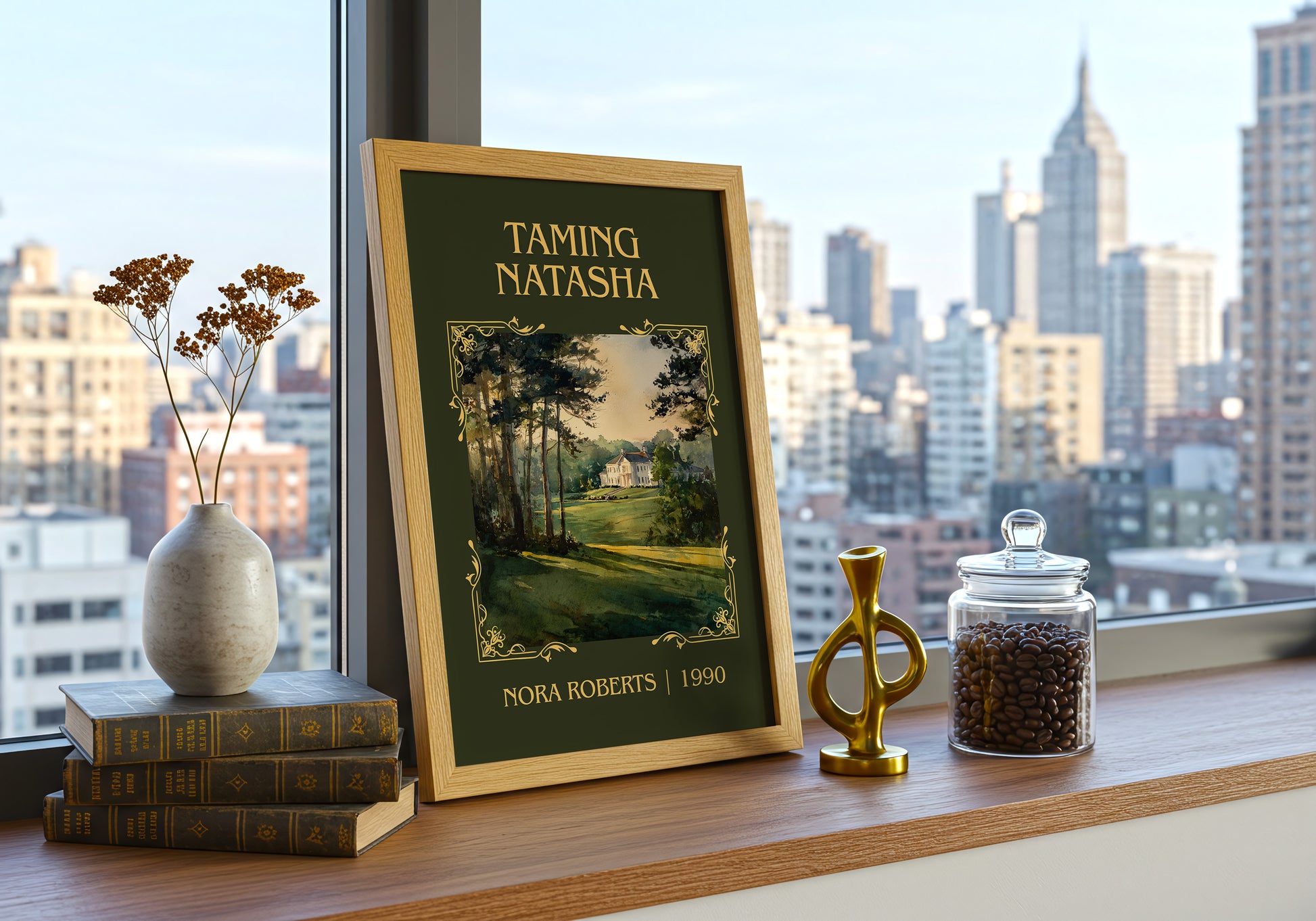 Taming Natasha classic book art print paper finish options – matte satin gloss