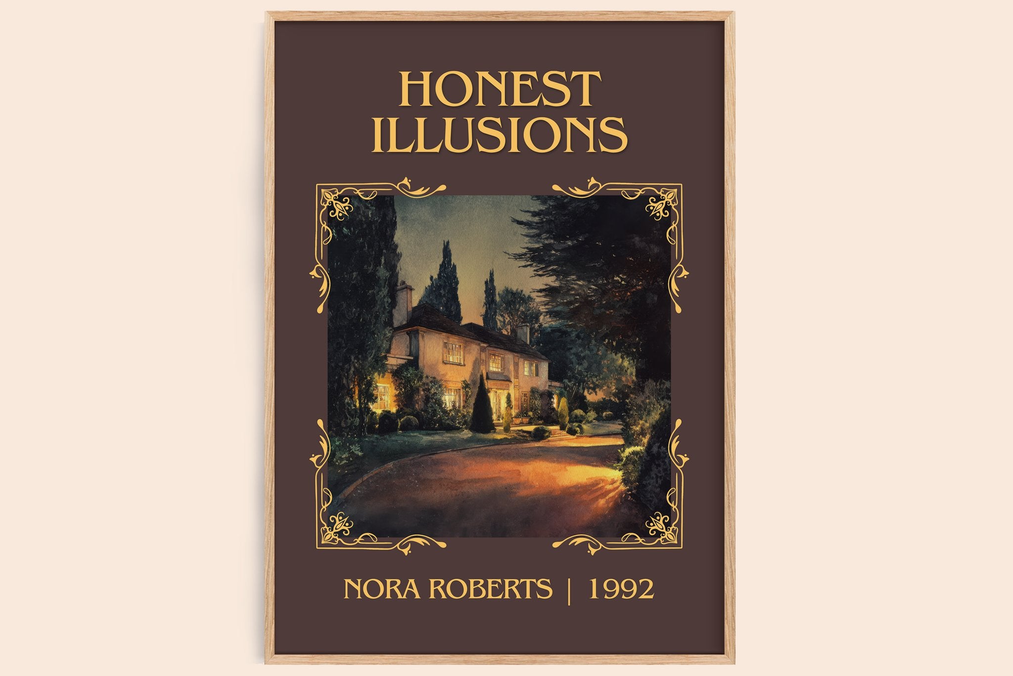 Honest Illusions Classic Book Art Print by Nora Roberts