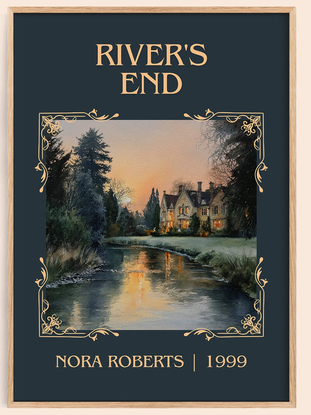 River's End Classic Book Art Print by Nora Roberts