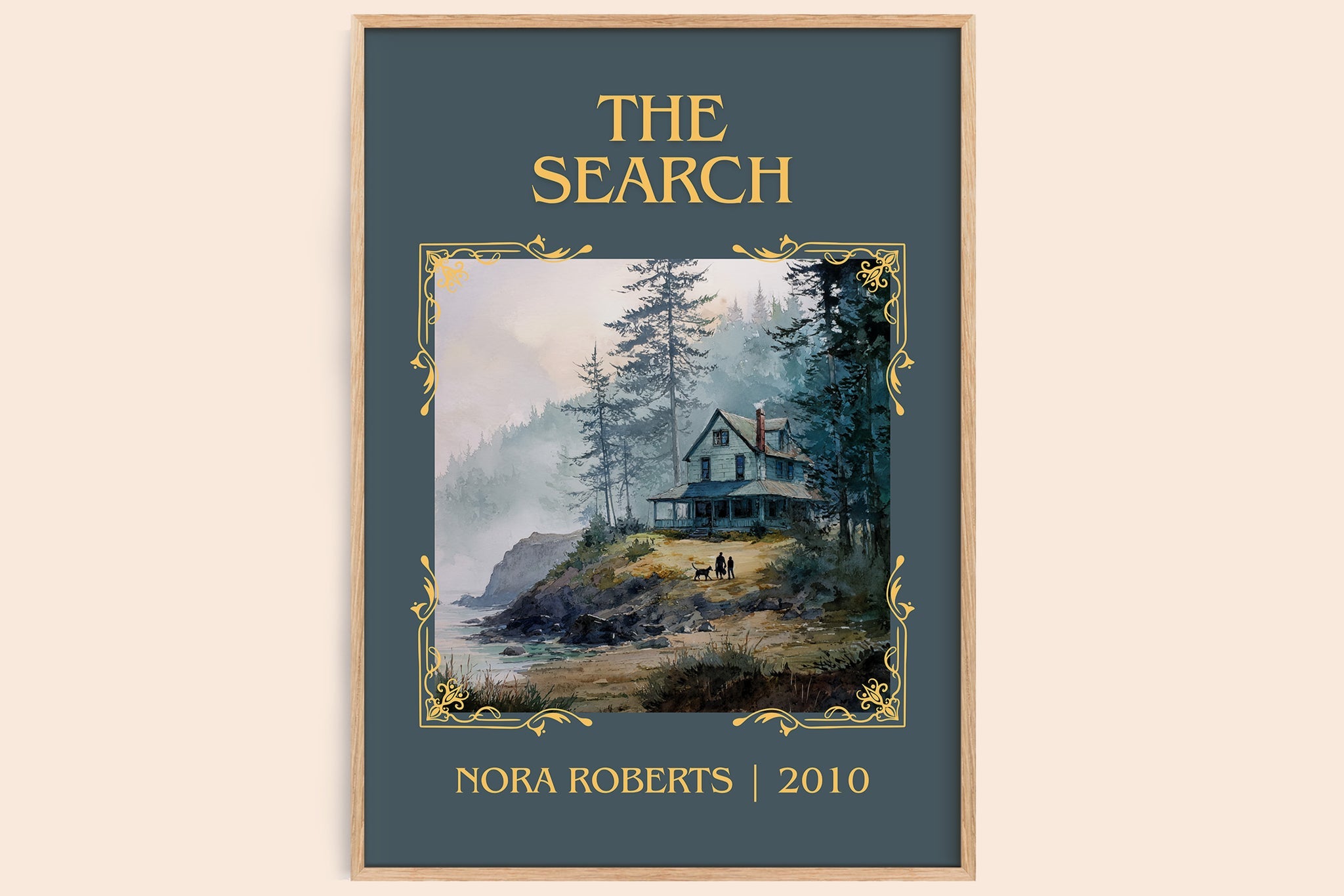 The Search Classic Book Art Print by Nora Roberts