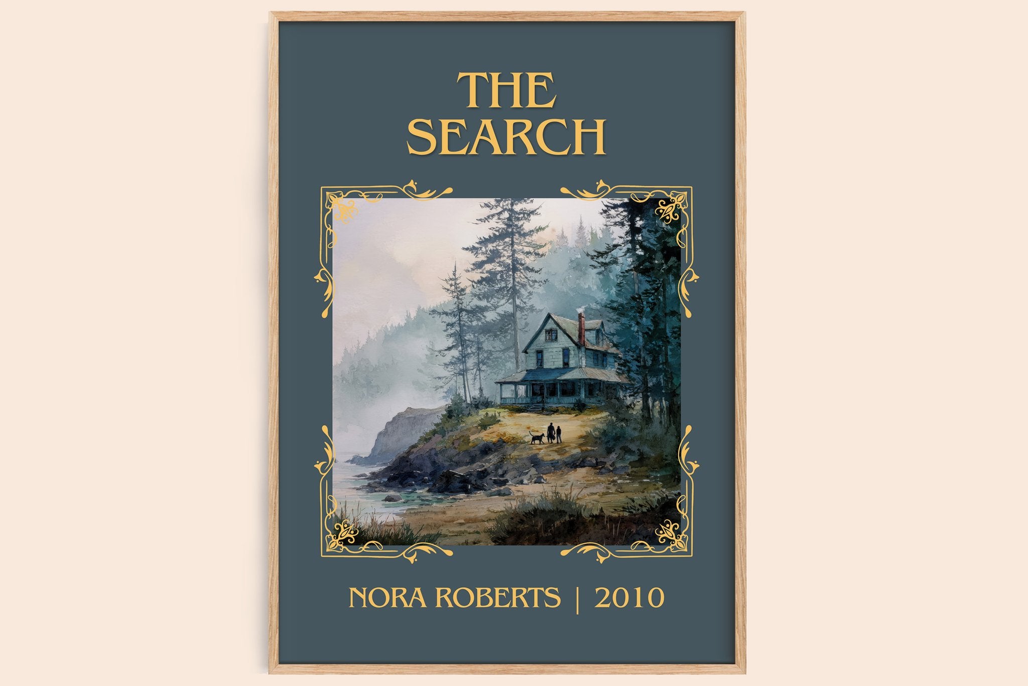 The Search Classic Book Art Print by Nora Roberts