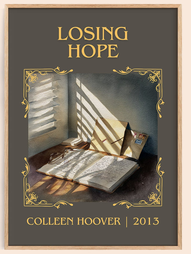 Losing Hope Classic Book Art Print by Colleen Hoover
