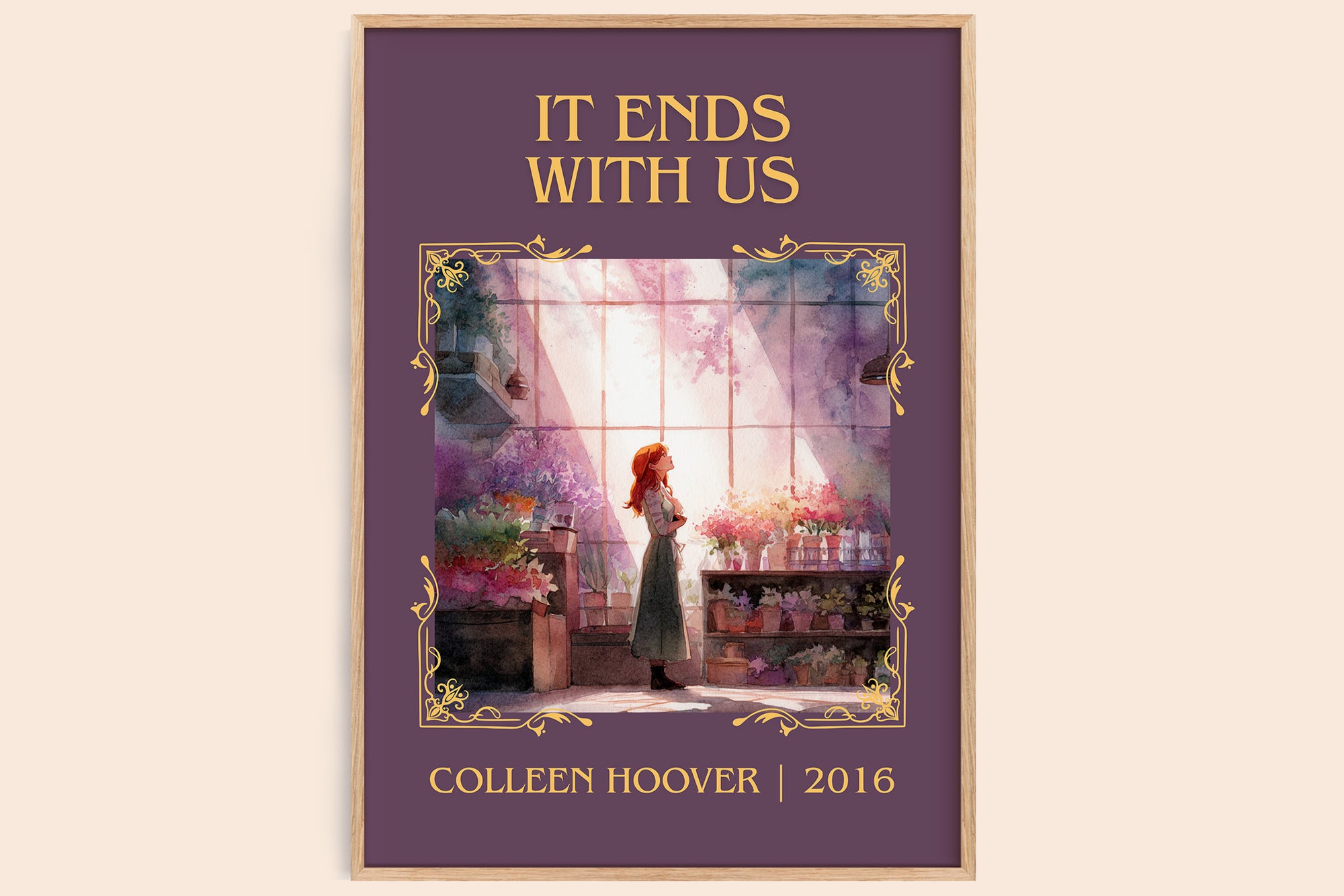 It Ends with Us Classic Book Art Print by Colleen Hoover