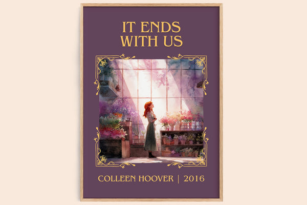 It Ends with Us Classic Book Art Print by Colleen Hoover