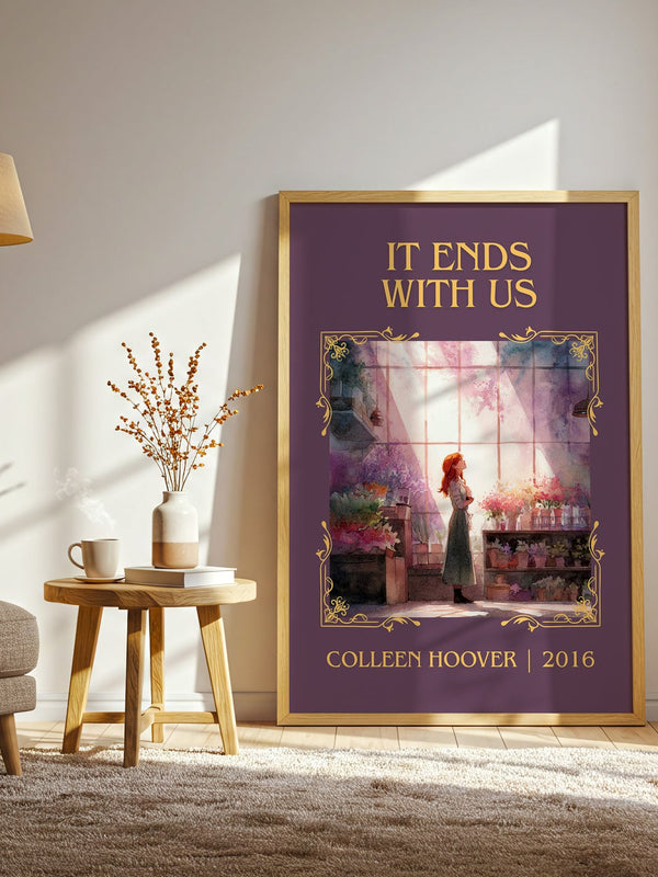 It Ends with Us Classic Book Art Print by Colleen Hoover