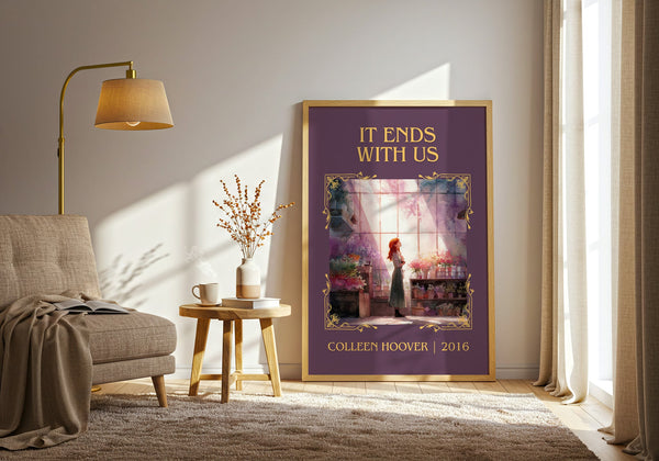 It Ends with Us Classic Book Art Print by Colleen Hoover