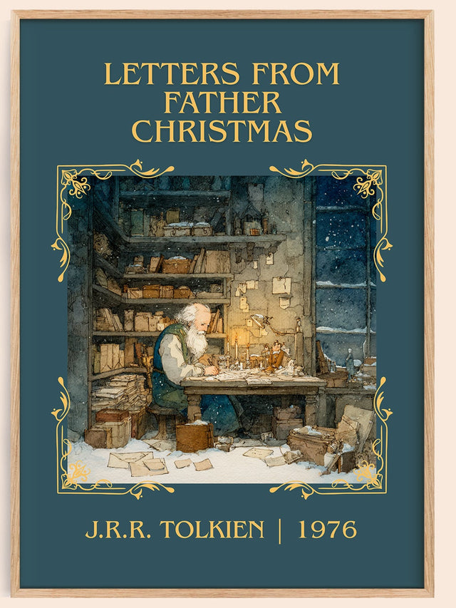 Letters from Father Christmas Classic Book Art Print by J. Tolkien