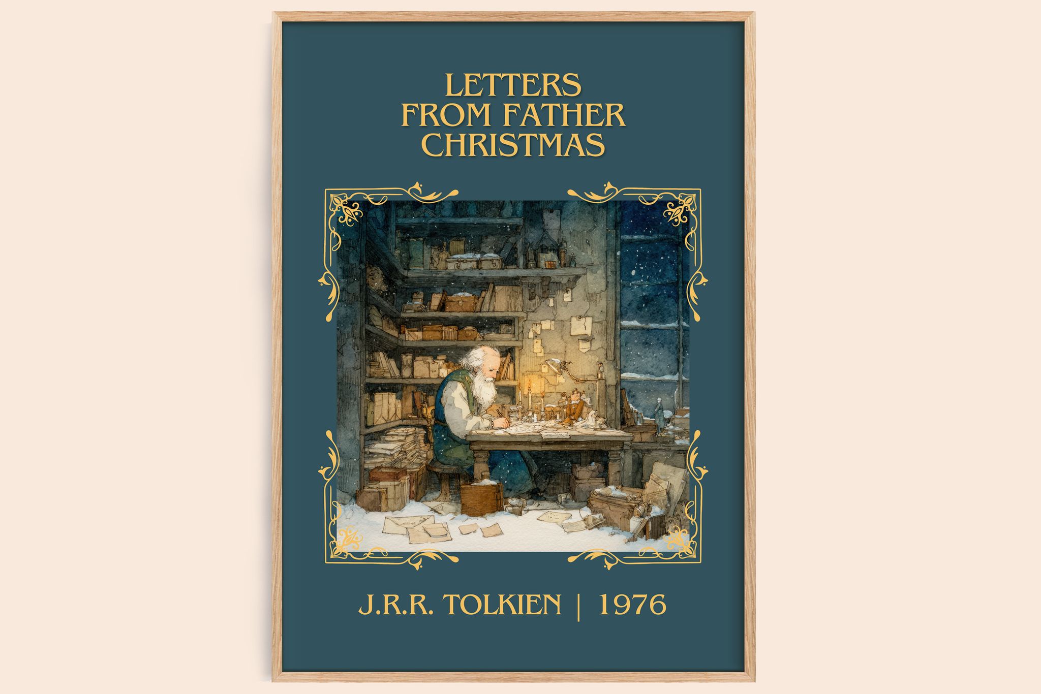 Letters from Father Christmas Classic Book Art Print by J. Tolkien