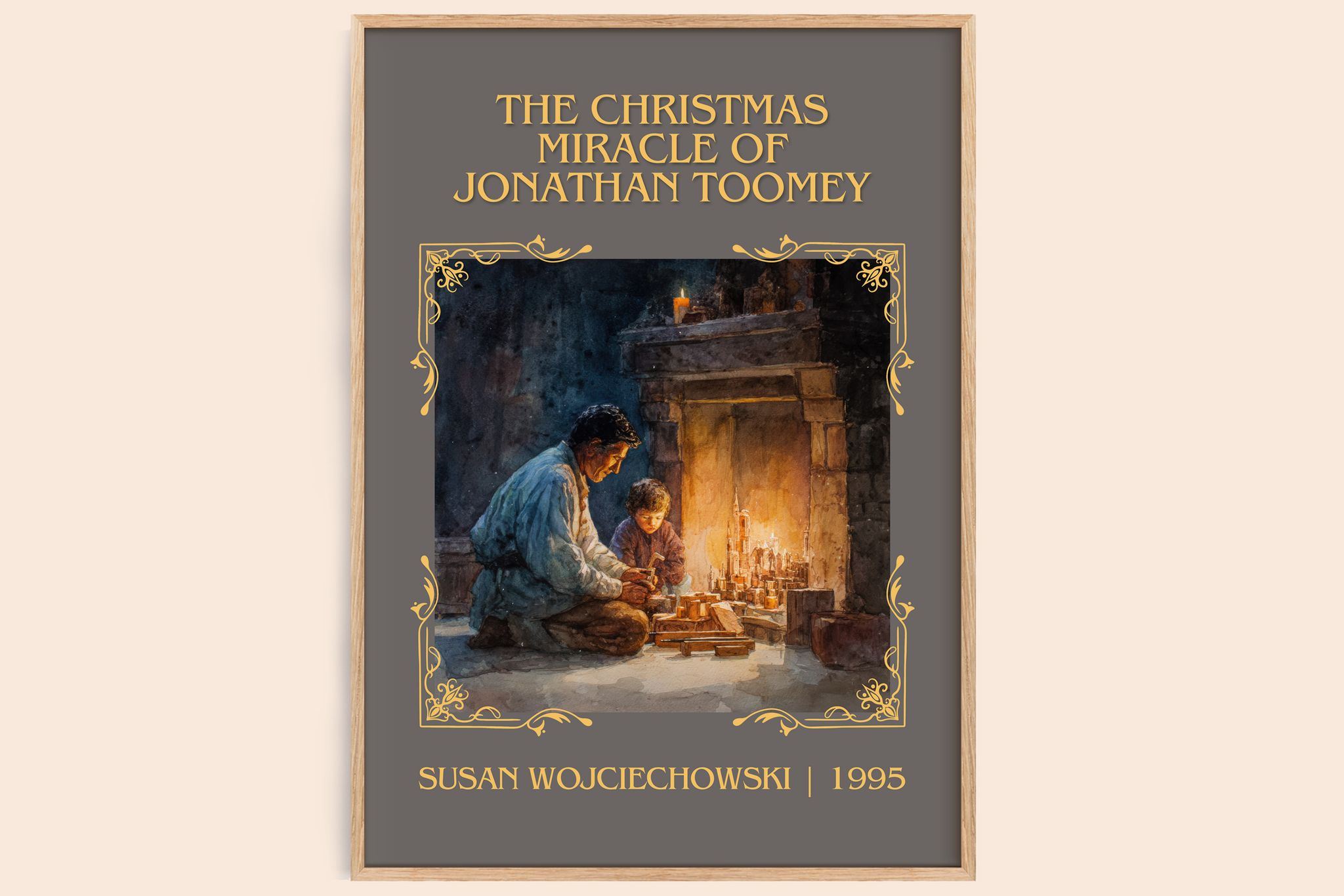 Christmas Miracle of Jonathan Toomey Classic Book Art Print by Susan Wojciechowski