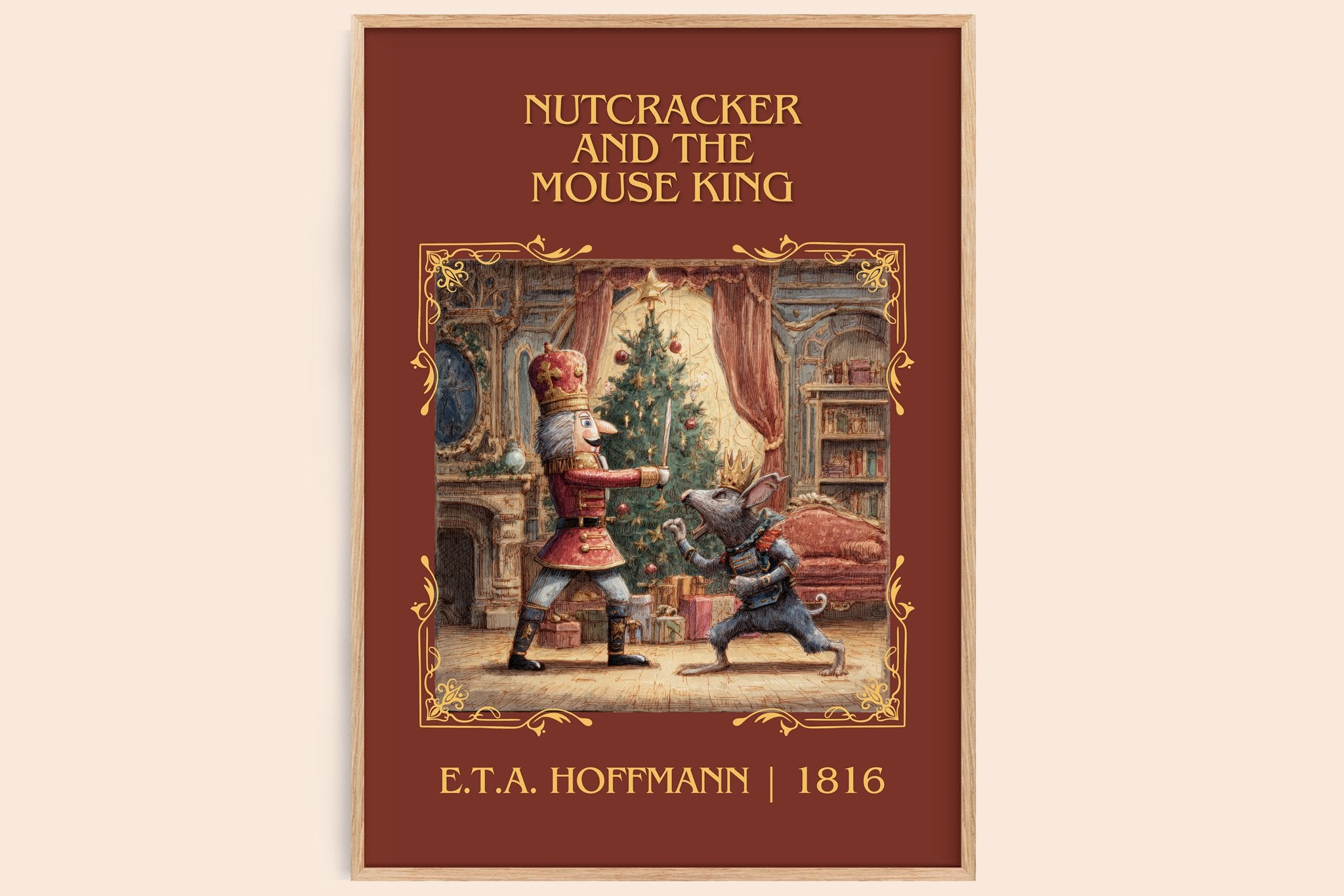 Nutcracker and the Mouse King Classic Book Art Print by E. Hoffmann