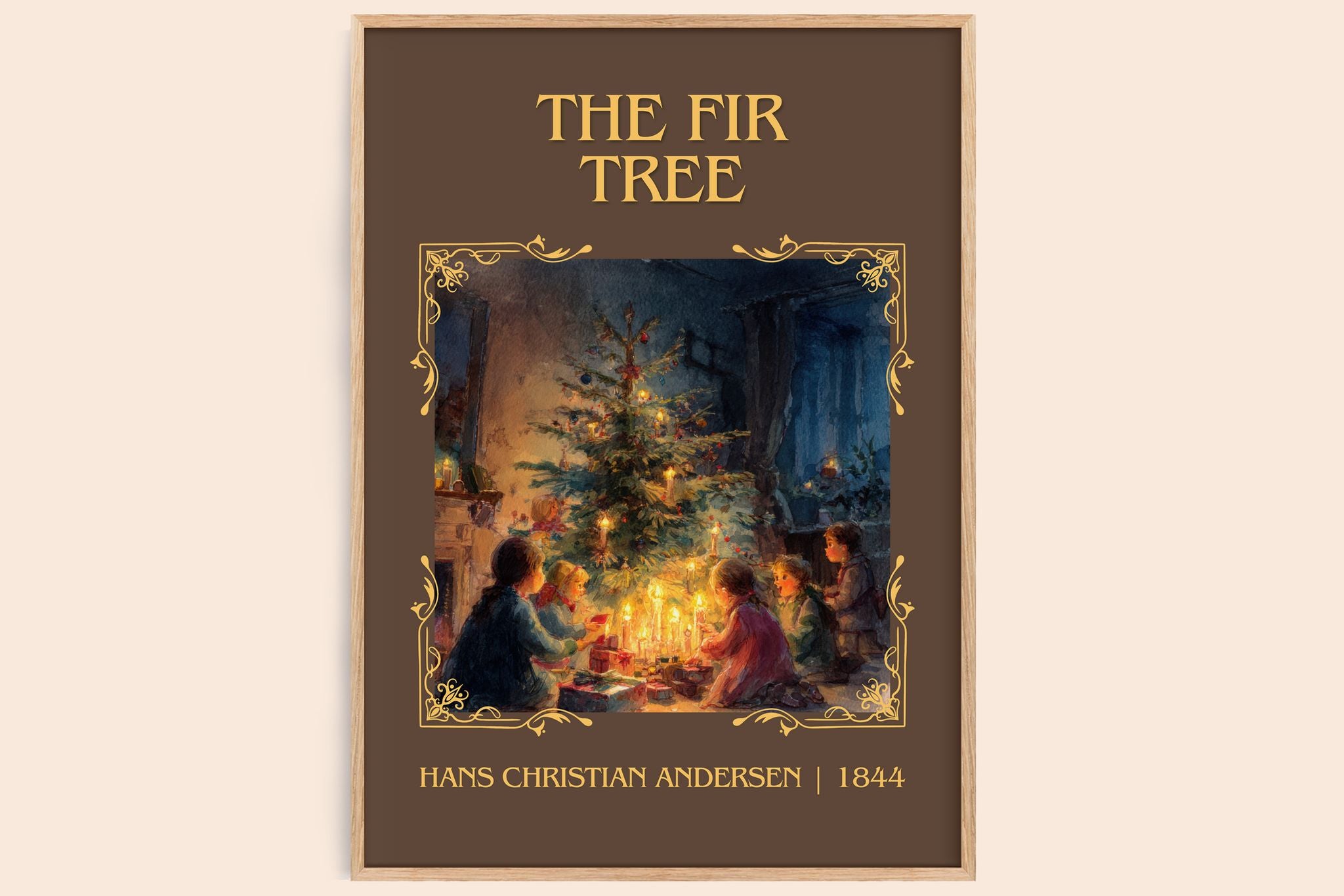 The Fir Tree Classic Book Art Print by Hans Christian Andersen