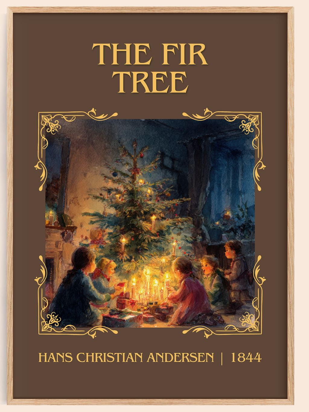 The Fir Tree Classic Book Art Print by Hans Christian Andersen