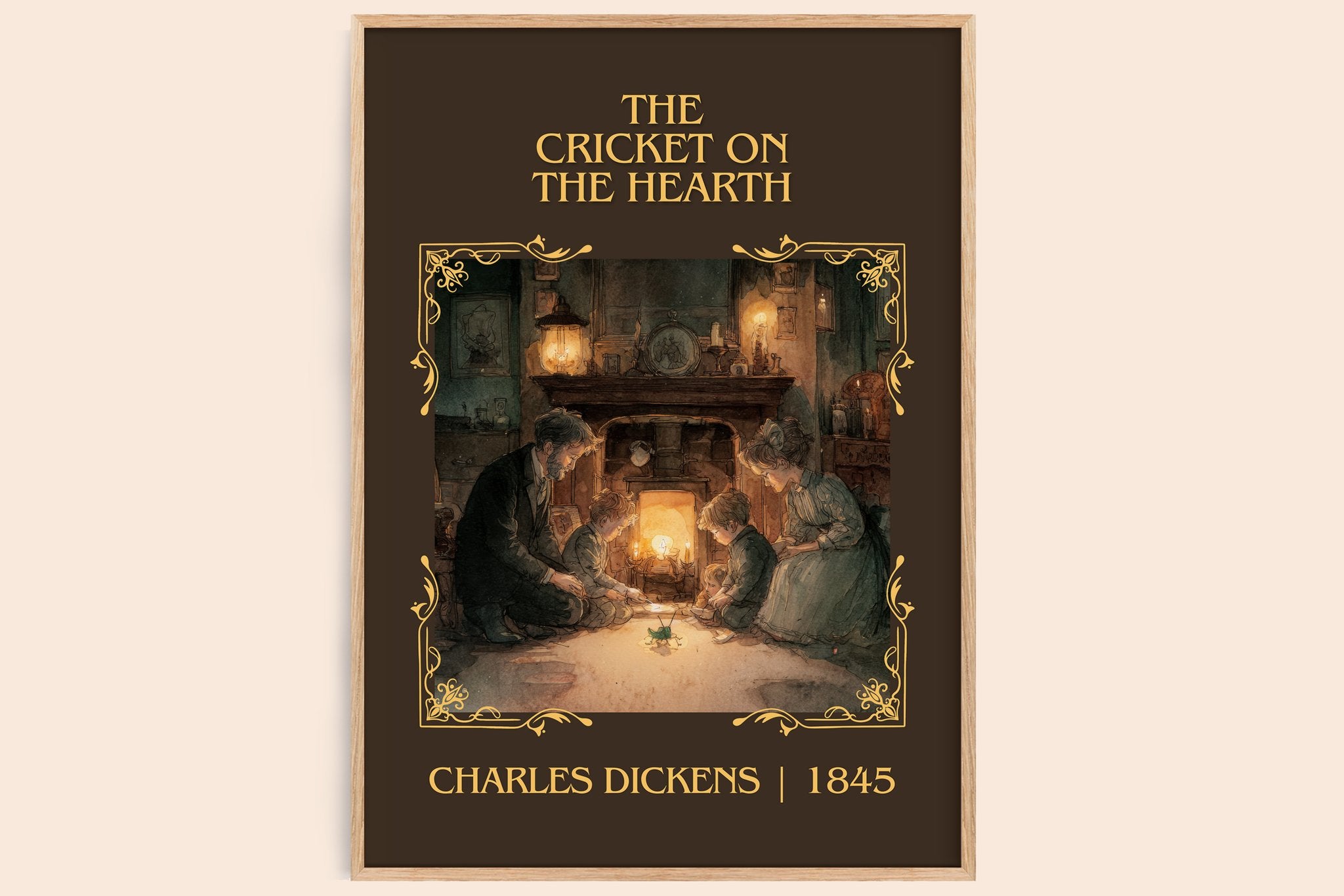 The Cricket On The Hearth Classic Book Art Print by Charles Dickens