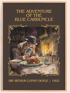 Adventure Of The Blue Carbuncle Classic Book Art Print by S. Doyle – book poster