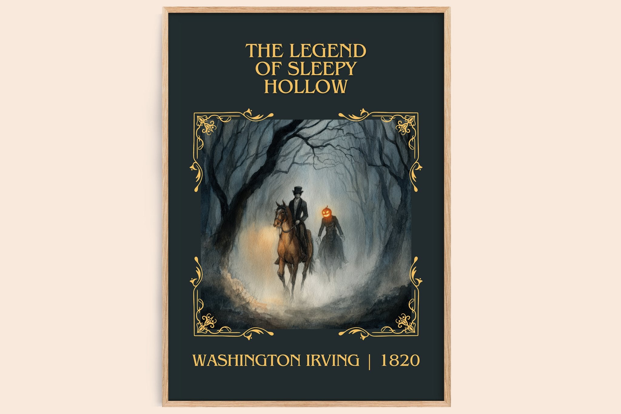 Legend Of Sleepy Hollow Classic Book Art Print by Washington Irving