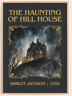 The Haunting Of Hill House Classic Book Art Print by Shirley Jackson – book poster