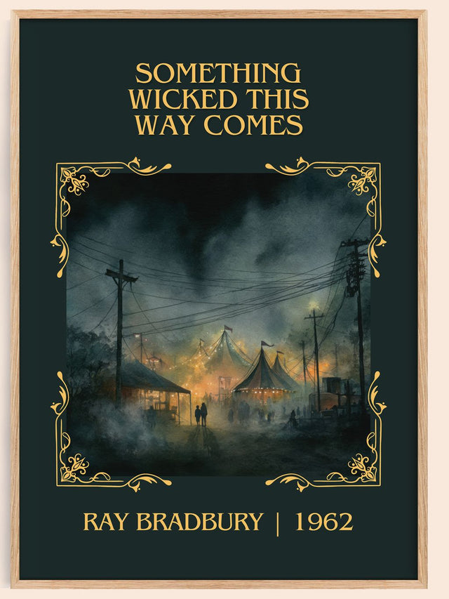 Something Wicked This Way Comes Classic Book Art Print by Ray Bradbury