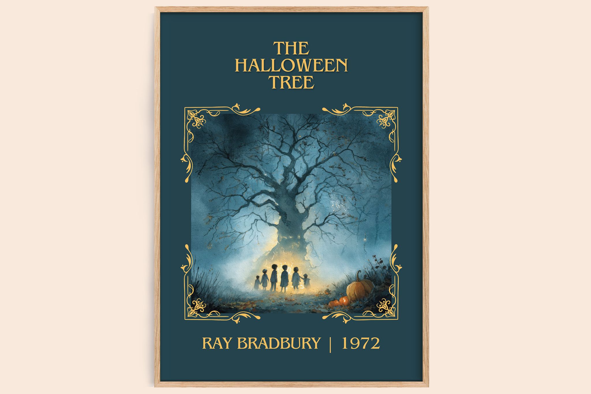 The Halloween Tree Classic Book Art Print by Ray Bradbury