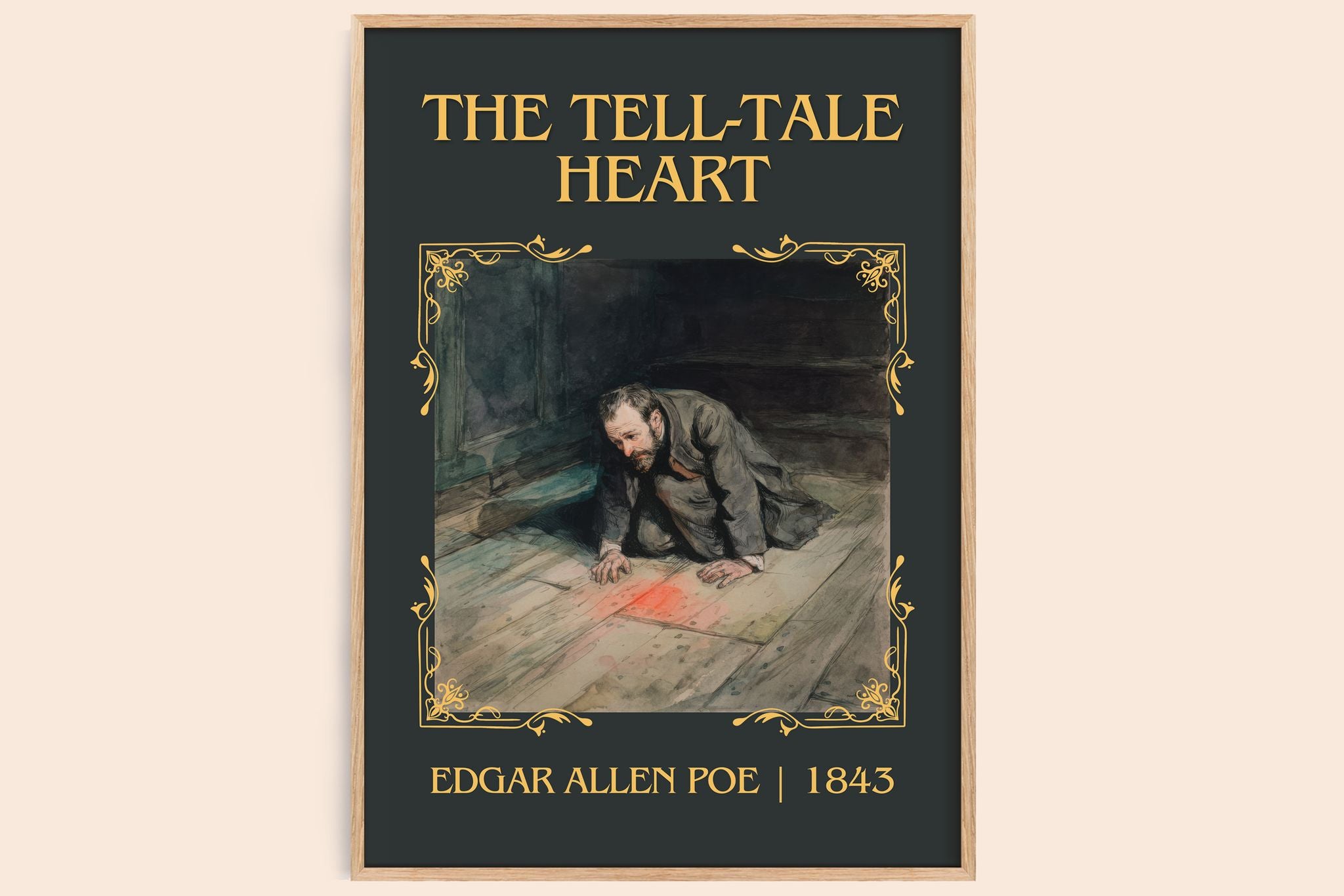 The Tell-Tale Heart Classic Book Art Print by Edgar Allen Poe
