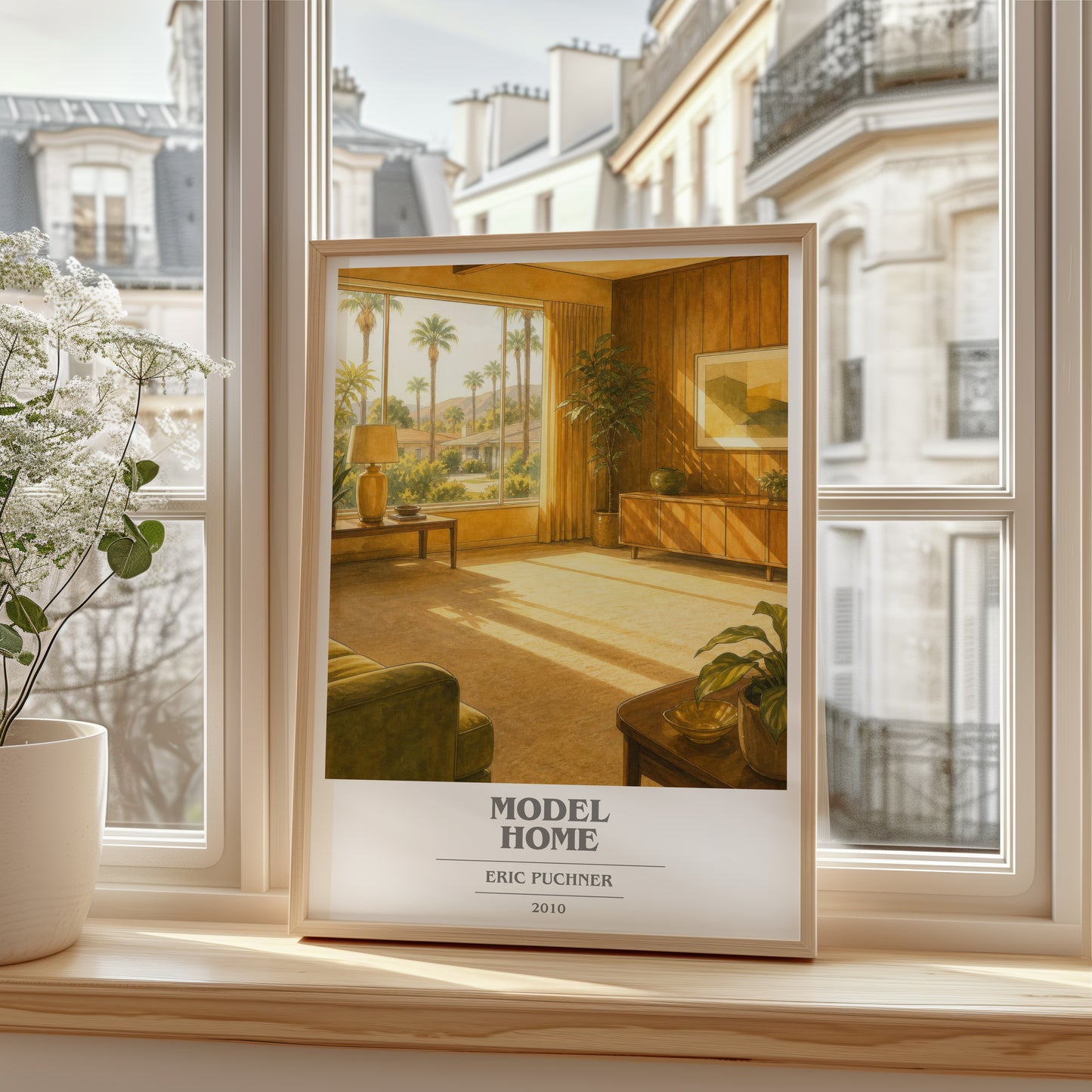 Model Home book cover poster colour and style options – Eric Puchner book art