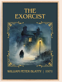 The Exorcist Classic Book Art Print by William Peter Blatty – book poster