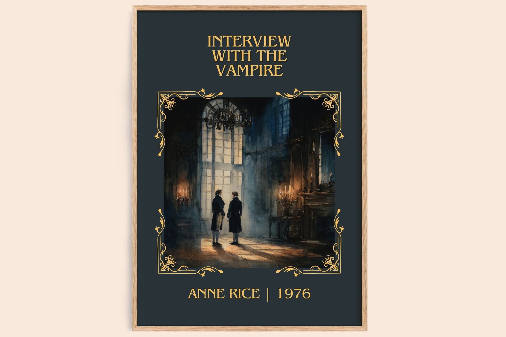 Interview With The Vampire Classic Book Art Print by Anne Rice